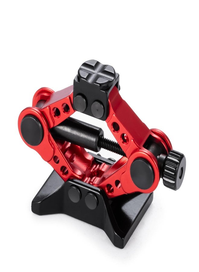 RCHUBAM 1/18 Scale Jack Stands RC Decoration Accessories Adjustable Height Simulation Metal Jack Tool Compatible with 1/18 TRX4M 1/24 Axial SCX24 AXI00001 RC Crawler Car - Image 4